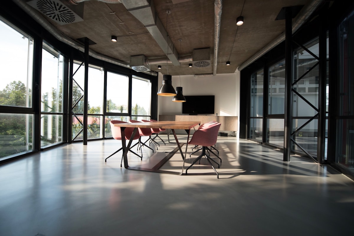 Quiet corridor in a Telok Ayer shophouse office